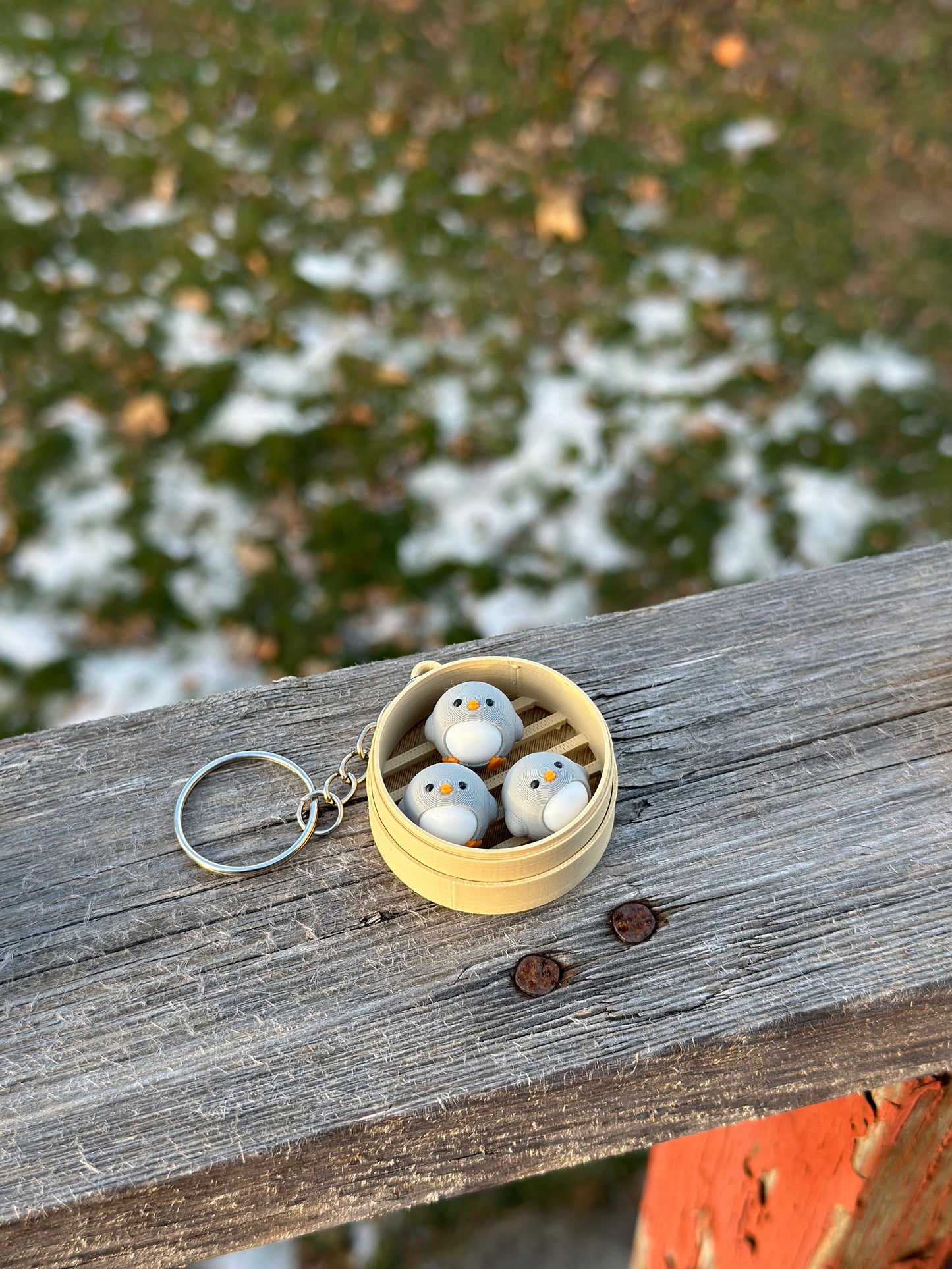 Bun Fidget Keychains