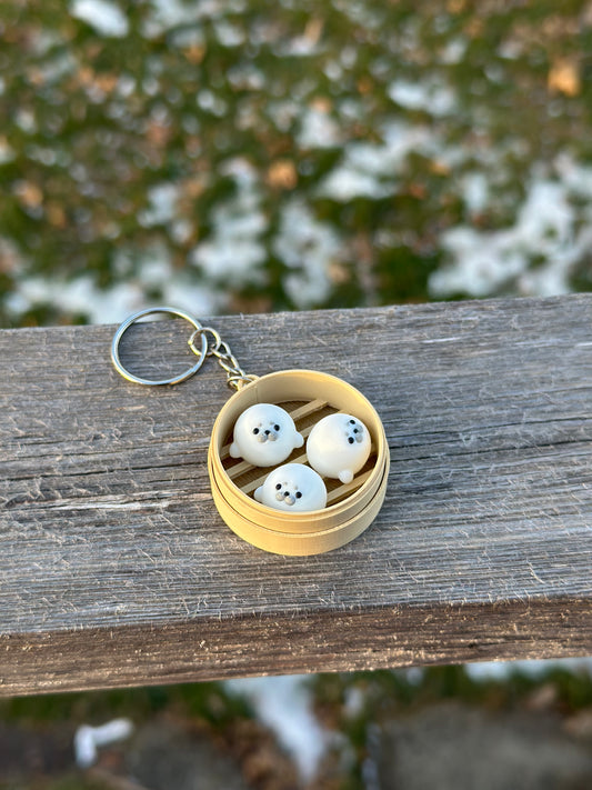 Bun Fidget Keychains